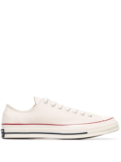 Shop Converse Chuck 70 Ox "parchment" Sneakers In White