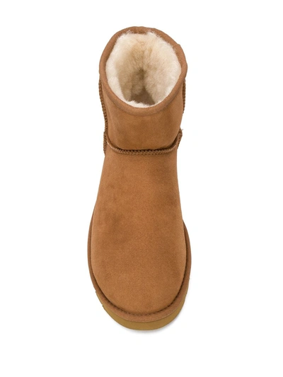 Ugg Biscuit Suede Classic Mini Ii Ankle Boots In Brown
