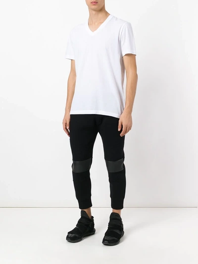 Shop James Perse V-neck T-shirt In White