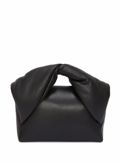 Shop Jw Anderson Medium Twister Crossbody Bag In Black