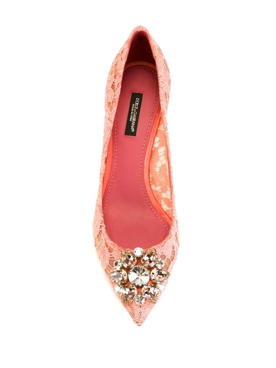 Shop Dolce & Gabbana Bellucci Pumps In Pink