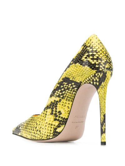 Shop Le Silla Eva Pumps In Yellow