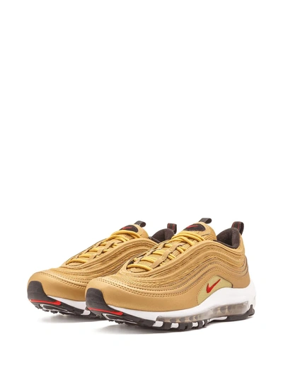 Shop Nike Air Max 97 Qs "metallic Gold" Sneakers