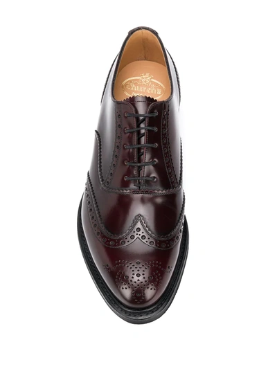 Shop Church's Wareham Oxford Brogues In Red