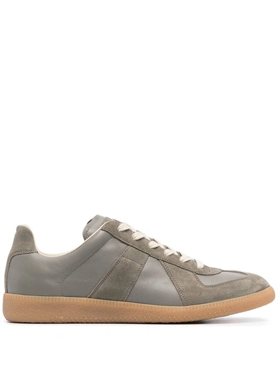 Shop Maison Margiela Replica Low-top Sneakers In Green