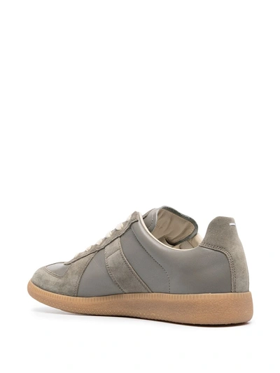 Shop Maison Margiela Replica Low-top Sneakers In Green