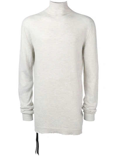 Shop Ben Taverniti Unravel Project Oversized Cashmere Sweater In Grey