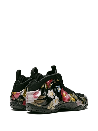 Shop Nike Air Foamposite One "floral" Sneakers In Black