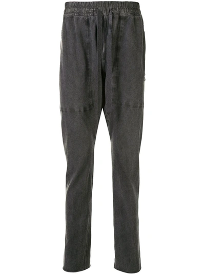 Shop Isaac Sellam Experience Elasticated Waist Trousers In Black