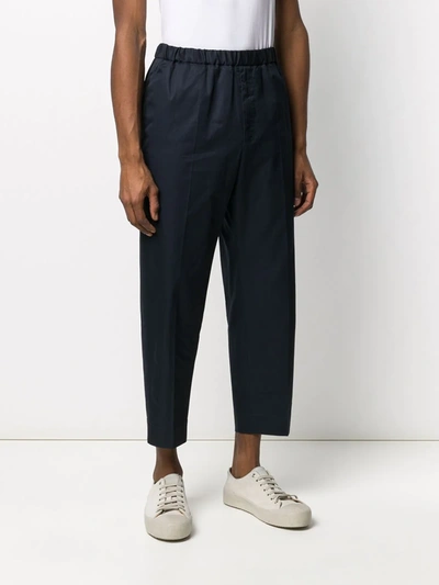 TAPERED CROPPED TROUSERS