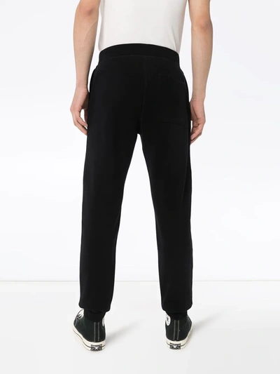 Sunspel Minimal Cotton Sweatpants In Black