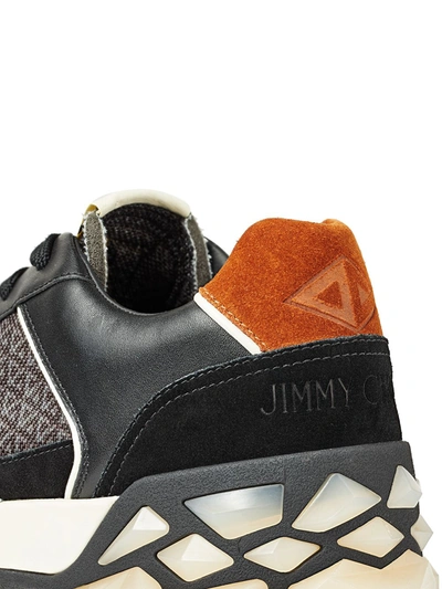 Shop Jimmy Choo Diamond X Low-top Sneakers In Black