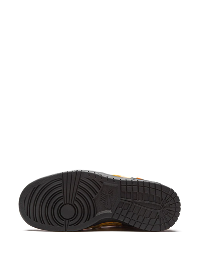 Nike Air Rubber Dunk Sneakers In Yellow