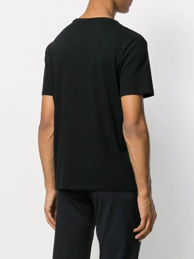 Shop Majestic Plain Crew-neck T-shirt In Black