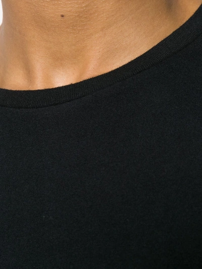 Majestic Organic-cotton Crew-neck T-shirt In Black