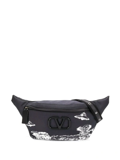 Shop Valentino X Undercover Time Traveller Belt Bag In Grey