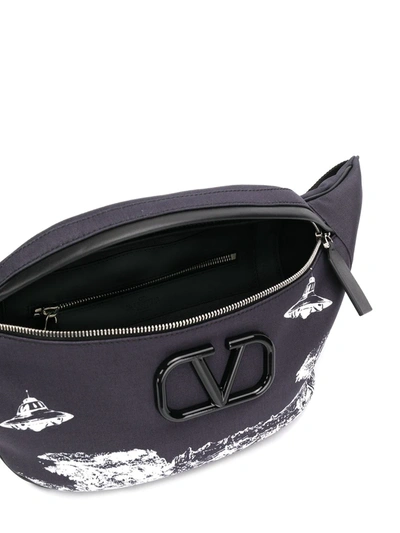 Shop Valentino X Undercover Time Traveller Belt Bag In Grey