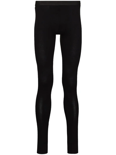 CDLP STRETCH THERMAL LEGGINGS - 黑色