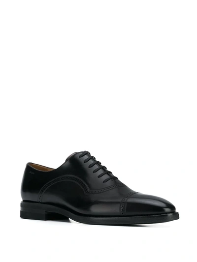 Shop Bally Brogue Lace-up Shoes In Black