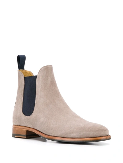 Scarosso Giancarlo Chelsea Boots In Grey