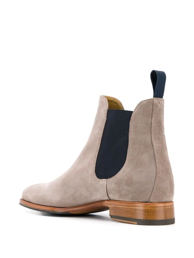 Shop Scarosso Giancarlo Ankle Boots In Grey