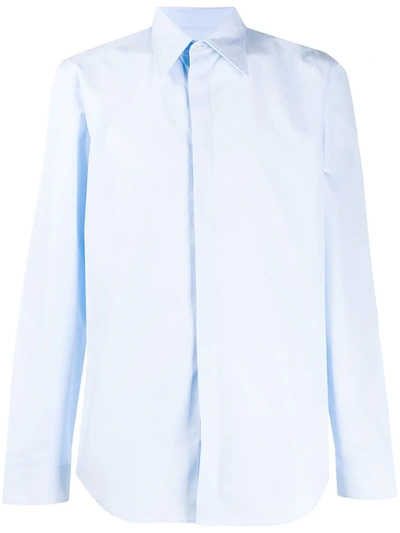 Shop Maison Margiela Concealed Fastening Shirt In Blue