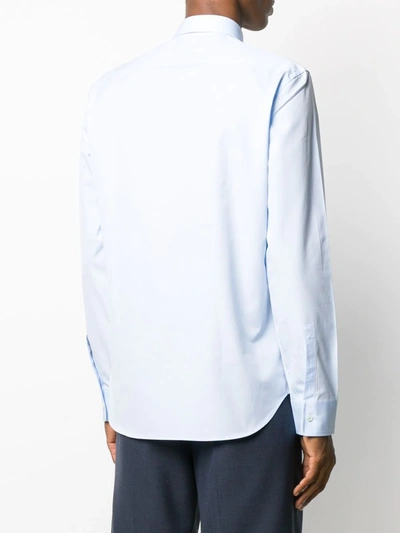 Shop Maison Margiela Concealed Fastening Shirt In Blue
