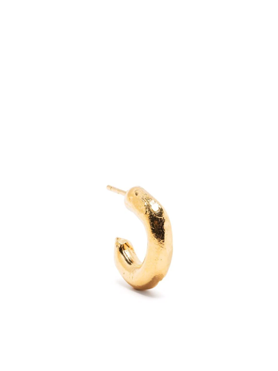 Alighieri Gold-plated The Understudy Single Hoop Earring In Gold
