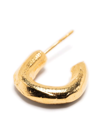 Alighieri Gold-plated The Understudy Single Hoop Earring In Gold