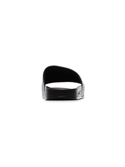 Adidas Originals Adilette Textured-rubber Slides In Black