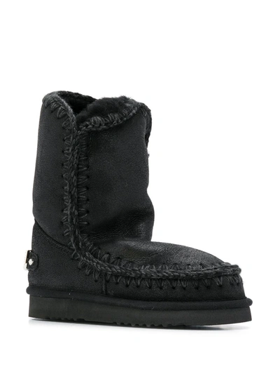 Shop Mou Eskimo 24 Boots In Black