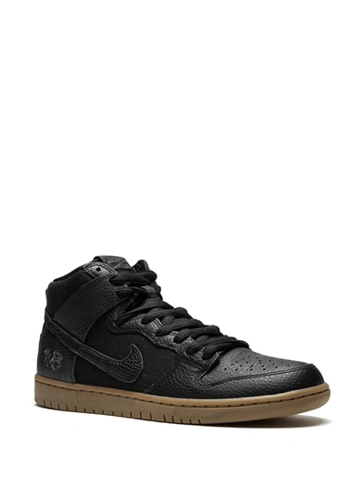 Shop Nike X Antihero Sb Zoom Dunk High Pro Qs "brian Anderson" Sneakers In Black