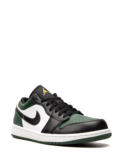 Shop Jordan 1 Low "green Toe" Sneakers