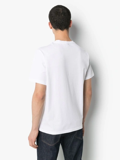 Shop Kenzo Tiger Logo Print T-shirt In White