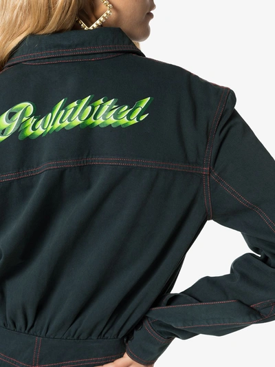 Shop Heron Preston Prohibited Boilersuit In Black