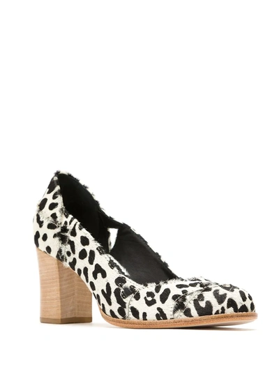 Sarah Chofakian Bruxelas Leather Pumps In Black