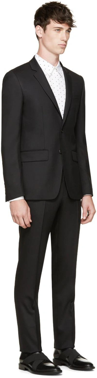 Shop Givenchy Black Wool Suit