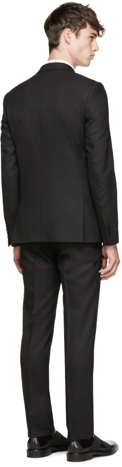 Shop Givenchy Black Wool Suit