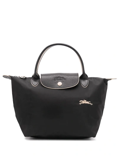 Shop Longchamp Small Le Pliage Tote Bag In Black