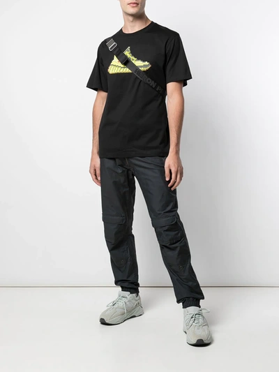 Mostly Heard Rarely Seen 8-bit Aero Jersey T-shirt In Black