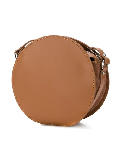 Shop Lancaster Round Crossbody Bag In Brown