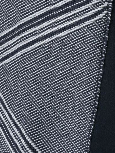 Voz Asymmetric Pattern Skirt In Blue
