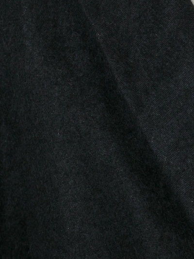 Pre-owned Romeo Gigli Vintage Asymmetric Style Coat In Black