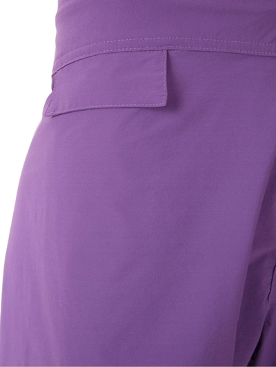 Shop Amir Slama Plain Swim Shorts In Purple