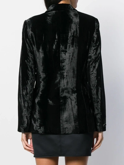 Pre-owned Versace '1990s Notched Collar Jacket In Black