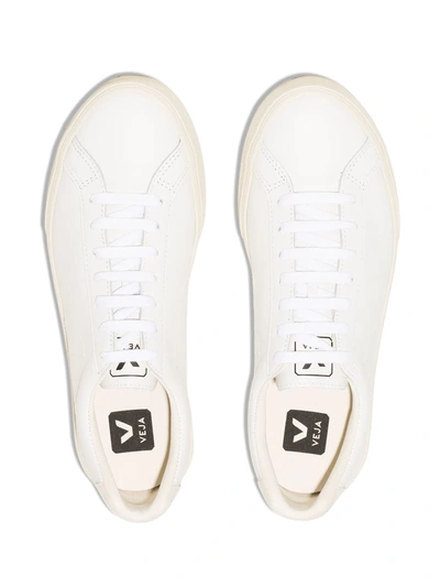 Veja Esplar Leather Sneakers In White | ModeSens