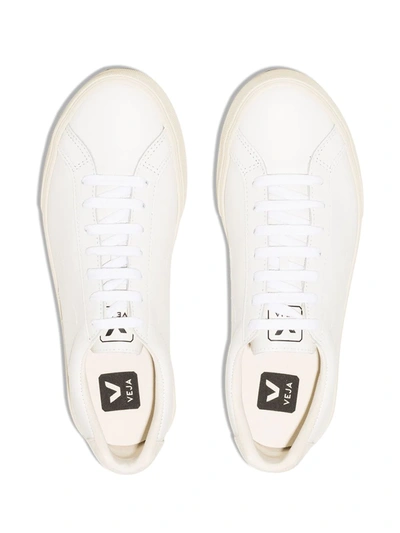 Veja 'esplar' Lace Up Leather Sneakers In White