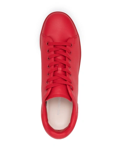 Shop Raf Simons Orion Low-top Sneakers In Red