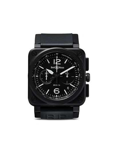 Shop Bell & Ross Br 03-94 Black Matte 42mm In Black Matt B Black