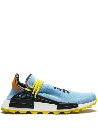 Shop Adidas Originals X Pharrell Solar Hu Nmd "inspiration Pack Clear Sky" Sneakers In Blue